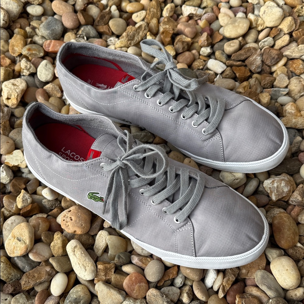 Lacoste Sneakers Marcel Gray and Red Men’s Size 12